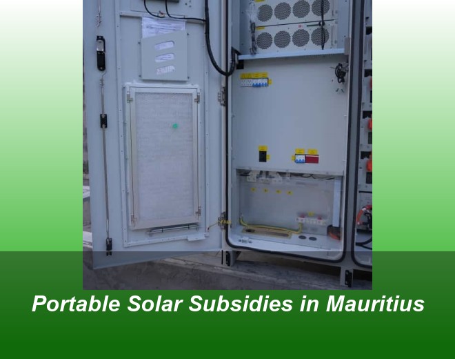 Portable Solar Subsidies in Mauritius